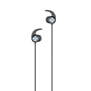 Pebble Zest Active – Heavy Bass Snug fit Wired Earphones with Inbuilt Mic (Black)