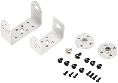 uqiangbao Fit HDKJ Steering Gear Pan and Tilt Mount Mechanical 2 DOF Robot Servo Mount Set Bracket Sensor Mount Kit Servo Accessories