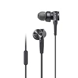 Sony MDR-XB75AP Premium In-Ear Extra Bass Headphones with Mic (Black)
