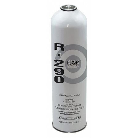 Refrigerant, Cylinder, R-290 Type, 14 oz.