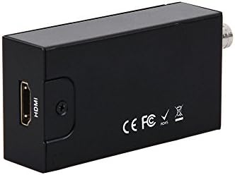 TolakoHDMI to SDI Adapter Converter 720p/1080p Video Converter for Driving HDMI Monitors Home Theater - Supports HD-SDI, SD-SDI and 3G-SDI Signals with Embedded Audio (HDMI TO SDI)