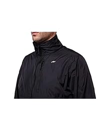 Trailside Supply Co. - Chaqueta impermeable de nailon con cremallera frontal para hombre