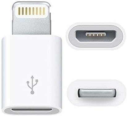 Connector Adapter for Micro USB Cable, White