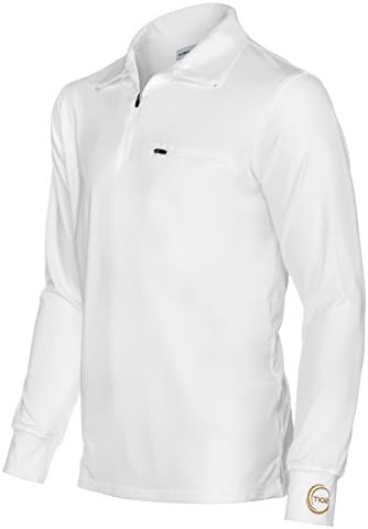 Aloha UV Men's UPF 50+ Sun Protection and Performance Long-Sleeve Shirt, White, XL