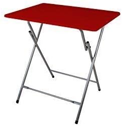 Metall Tisch Eckig Div Farben Klapptisch Rot Amazon De Kuche Haushalt