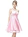 Ever Pretty Women's Silk Satin Bow Rhinestones One Shoulder Cocktail Dress 03229