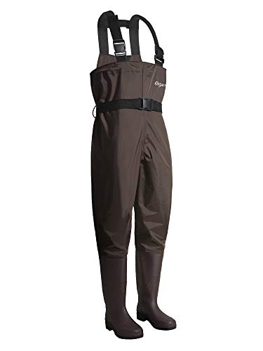 Fishing Waders With Boots - Waterproof Chest Waders For Men & Women, Lightweight Hunting Waders