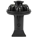 Danco (10768A) Disposal Genie II Garbage Disposal Strainer and Stopper, Kitchen Sink Drain Splash Guard with Food Scraper, Black, 1-Pack