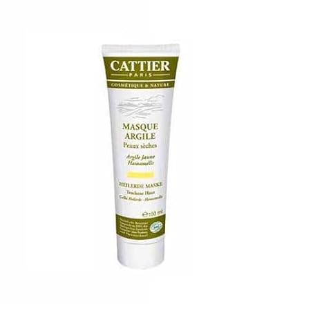 Cattier Gelbe Heilerde Maske für trockene Haut , 2er Pack (2 x 100 ml)