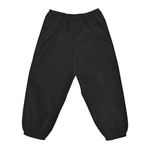i play. Kids' Toddler Rain Pants, Black, 18-24 Months