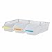 BDEALS Set of 3 Freezer Refrigerator Organizer Trays Bins, Pantry Cabinet Storage Organization, Fridge Fruits Vegetables Containers Storage Baskets for Kitchen/Bathroom Vanity