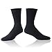 Facool Diabetic Socks for Men Women, Merino Wool Non-Binding Top Crew Socks with Cushion Sole, Seamless Toe 3 Pairs
