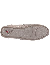 Skechers BOBS - Zapatos de ballet para mujer con diamantes de imitación y encaje
