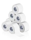 Professional Grade Athletic Sports Tape – 8-Roll Bundle - Hypoallergenic – Latex Free – Easy on the Skin – Reliable Tensile Strength – Used by Pro Athletes & Coaches - 1.5”x10 yard –By FlexTrek Gear