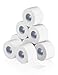 Professional Grade Athletic Sports Tape – 8-Roll Bundle - Hypoallergenic – Latex Free – Easy on the Skin – Reliable Tensile Strength – Used by Pro Athletes & Coaches - 1.5”x10 yard –By FlexTrek Gear