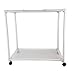 HOMZ Triple Clothing Sorter with Wheels, 3 Removable Bags, 31