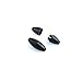 Safety Breakaway Pop Barrel Connectors for Ribbon Lanyards Black 25pairs