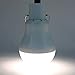 Szyoumy Solar Powered Led Light Bulb Portable Led Solar Lamp Spotlight with 0.8W Solar Panel for Outdoor Camping Tent Fishing Lighting(Used 5-6hours)