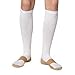 TASOM Compression Socks Over the Calf Below Knee Anti Fatigue Antimicrobial Sock For Men's Woman's Foot Feet Ankle Heel Pain Ache Swelling Relief Support Stockings