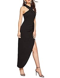 MAVIS LAVEN Vestido de fiesta formal con tirantes entrecruzados y sexy para mujer Vestido de dama de honor Vestido de noche