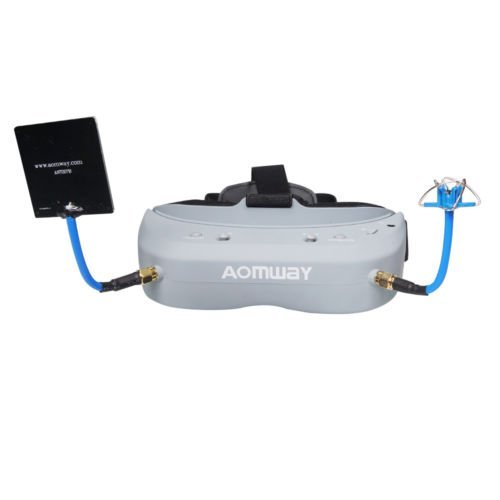 Aomway-Commander-V1-Diversity-3D-40CH-58G-FPV-Goggles-w-DVR-Support-HDMI-and-Head-Tracker-Free-ARRIS-Battery-Straps