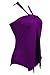 Women Halter Neck One Piece Swimsuit Wrap Split Front