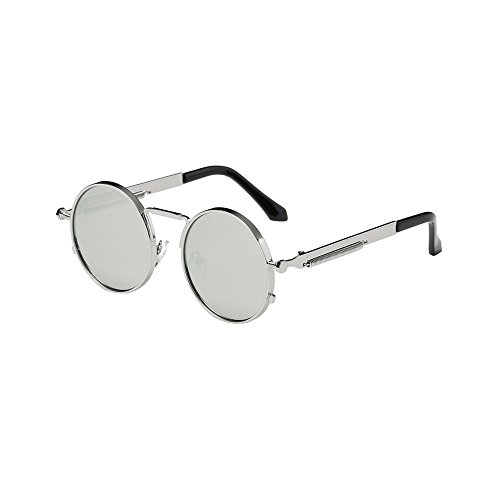 YEZIJINWomen Men Fashion Unisex Shades Sunglasses Integrated UV Glasses - Thumbnail 2