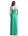 HDE Women's Strapless Maxi Dress Plus Size Tube Top Long Skirt Sundress Cover Up (Green, 2X)