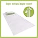 Travel Sheet/Sleeping Bag 100% Bamboo Travel Bedding for Camping/Hotel Stay and Other Travels – Beautifully Soft Roomy Lightweight Sleep Liner, Sack, Bag, Sheet- Pillow Pocket, Zippers, Carry Bagthumb 1
