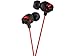 JVC HAFX101R Action Sweatproof Sport Wired Stereo Workout Running Jogging Gym in Ear Noise Isolating Headphones Earphones Earbuds for iPhone iPod Samsung