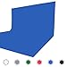 ISSUNTEX 10X20 ft Background Muslin Backdrop, Photo Studio, Collapsible High Density Screen for Video Photography and Television-Blue
