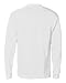 Hanes TAGLESS 6.1 Long Sleeve Tee with Pocket, M-White