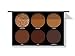 Influencer Approved Contour Kit for Darker Skin - 6 Professional Contour Kit Makeup Palette Set Pro Palette High-end Formula (Highlight & Contour) (Tan Deep)