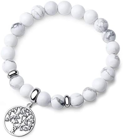 Dainty Gemstone Bracelet, Semi Precious Original Design Crystals and Healing Stones Yoga Beaded Bracelets for Women Girls