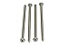#4-40 X 2 Stainless Pan Head Phillips Machine Screw (100 pc) 18-8 (304) Stainless Steel Screws by Bolt Dropper