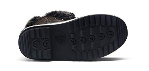 VEPOSE-Womens-Waterproof-Snow-Boots-Mid-Calf-Lace-Up-Fur-Shoes