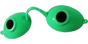 UV Schutzbrille Farbe: signal-green - Solariumbrille, Sonnenschutzbrille, Brille Sunny Luna Eyeshields