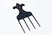Spriggle Hair Pick Black
