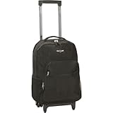 Rockland 17 Inch Rolling Backpack