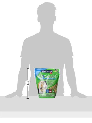 Vitakraft VitaSmart Guinea Pig Food - High Fiber Timothy Formula, 4 lb.