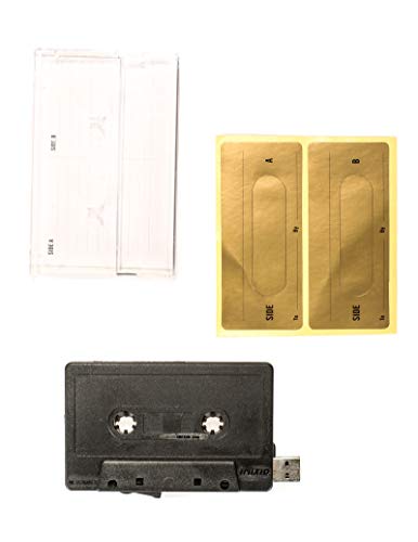FYDELITY | IMIXID USB-Sides Cassette Tape Flash Drive 500MB - Black| Mixed Tape/Memory/USB/Urban/Digital Mix Tape/Audio