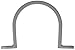 Morris Products PVC Pipe Straps – 2 Hole – 2 Inch – Pipe Strap for Plastic Conduit Schedule 40 PVC – Heavy Duty Polythene – 50 Pieces