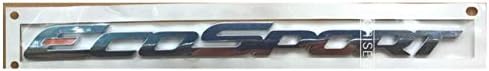 " EcoSport" Chrome ABS Car Trunk Rear Number Letters Badge Emblem Decal Sticker for Ford EcoSport (shiny silver)