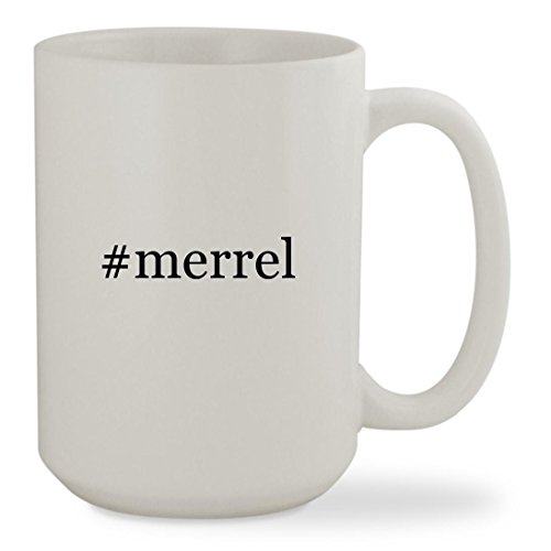 #merrel - 15oz Hashtag White Sturdy Ceramic Coffee Cup Mug