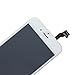 iPhone 6 Screen Replacement For Lcd Touch Screen Digitizer Frame Assembly Set Coolmall369 Free Tool Kit included (White)