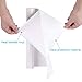 GraceM HTV Vinyl Heat Transfer Vinyl Works Perfect with Silhouette for T-Shirt and Other DIY Materials, Easy to Cut&Weed, Customer Repeat 5ft by 12inch roll Matte Iron on Transfer Vinyl(White)