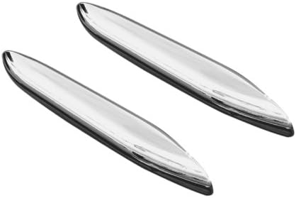 Chrome Hood Blade Accent Stripes - 7" Long