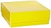 Heathrow Scientific HD2860CY Yellow Cardboard Cryovial Box with Lid, 50mm Height (Pack of 12)