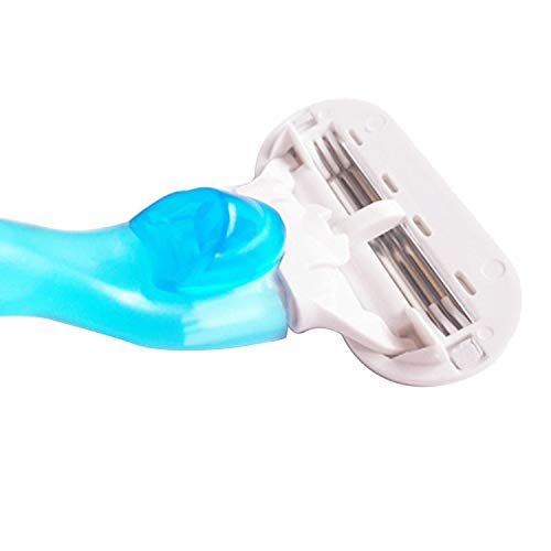 Kaimu Women Sensitive 3 Blade Body Hair Shaving Razor Refills Safety Beauty Care Tool Fabric & Textile Paints (Handle Not Included)