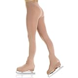 Mondor 3338 Light Tan Boot Cover Evolution Figure Skating Tights 12-14
